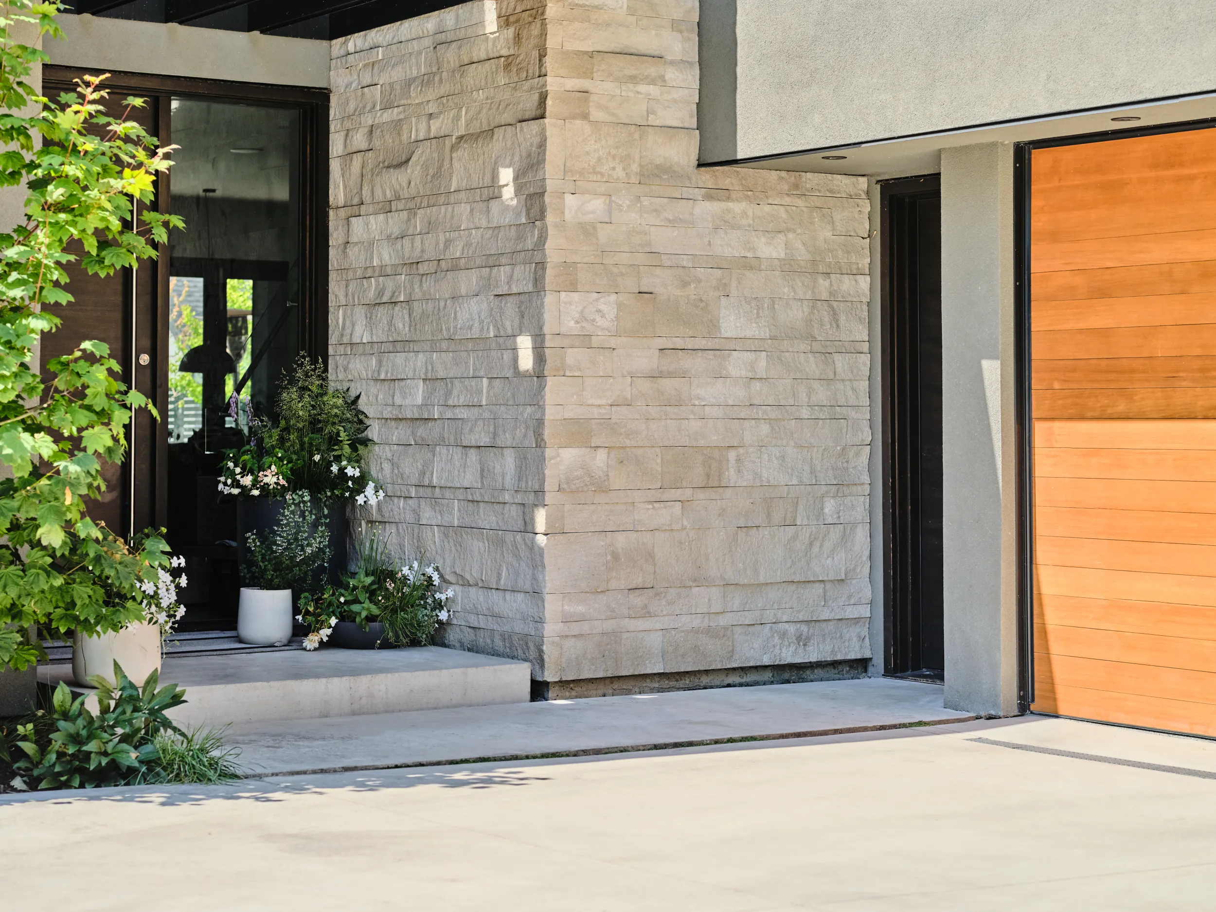 Integrated pool house and mechanical room, Capilano, North Vancouver