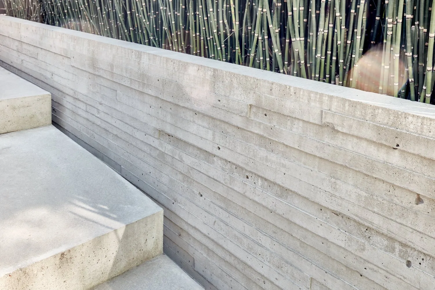 Concrete backyard detail, Kitsilano project by Dankor Construction