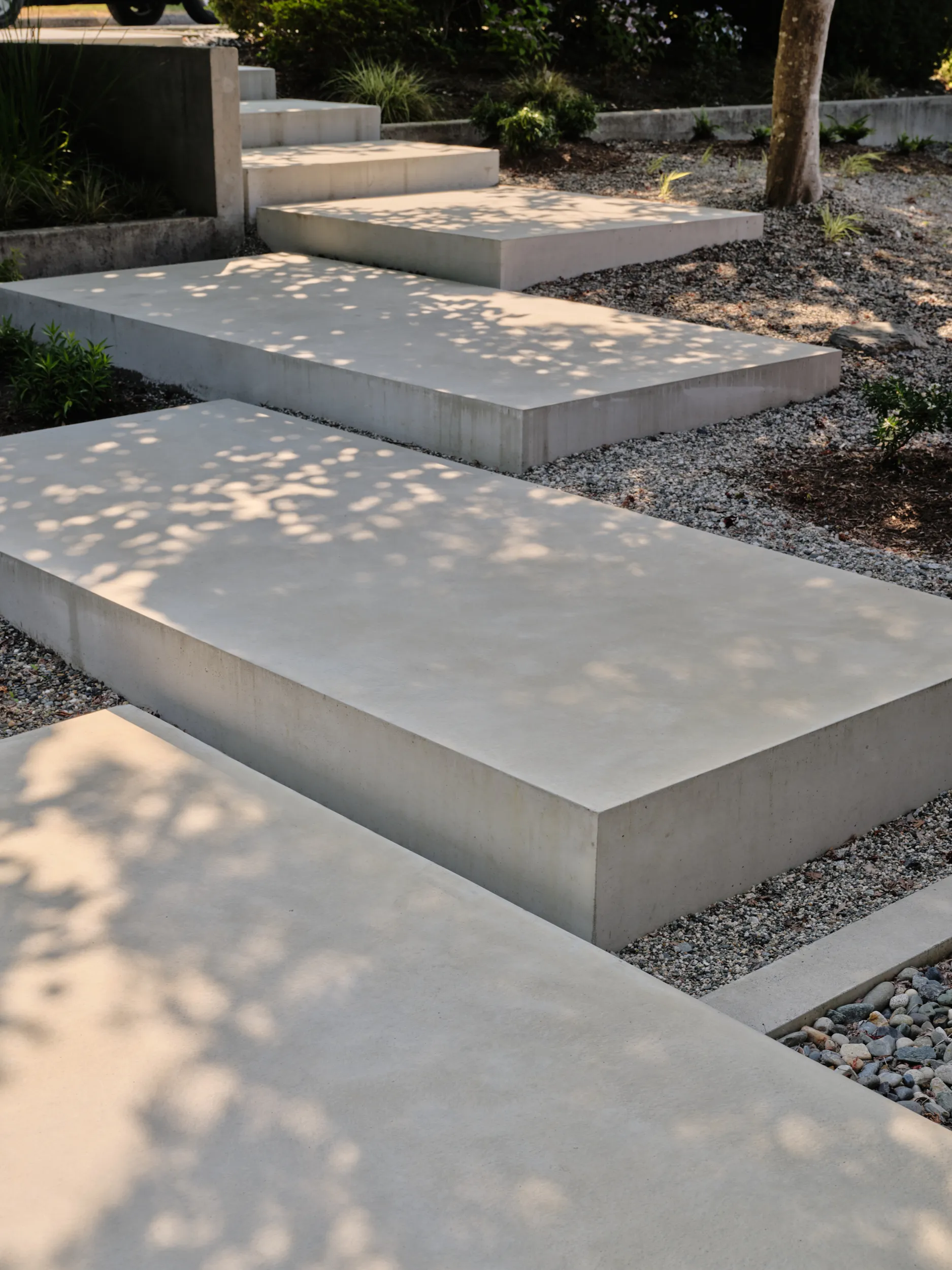 Replacement concrete walkway and steps, Lonsdale project